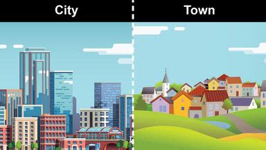 out sketch of town meaning